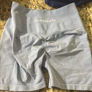 Alphalete Sky Blue Active Shorts